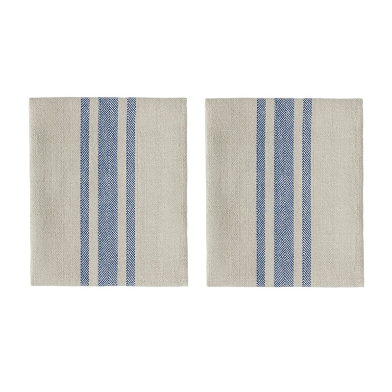 OYOY Linu Napkin Blue 2pack